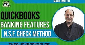 QuickBooks Bounced Checks From Sales Receipts Original Method