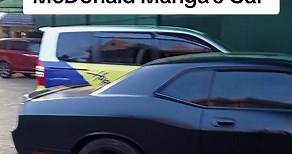 McDonald Mariga's Car - Dodge Charger with Matte Black and Golden Stripes