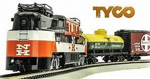 Vintage Tyco HO-Scale GG-1 New Haven Locomotive & Tyco Cars Electric Model Train Set Unboxing