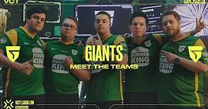 Meet Giants Gaming | VCT LOCK//IN 2023