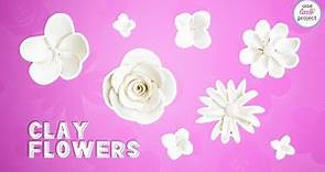 Easy Clay Flowers | How to Make a Clay Rose, Daisy, and More!