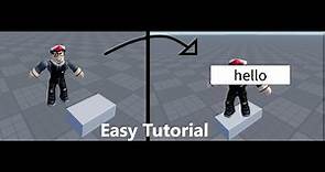 Tutorial How to make a GUI Pop Up After You Touch a Part On Roblox Studio