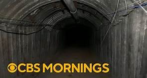Charlie D'Agata goes inside a massive Hamas tunnel discovered in Gaza