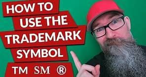 How to use the registered trademark symbol with a logo