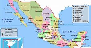Mexico States  and Capitals List and Map | List of States  and Capitals in Mexico