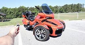 NEW Can Am Spyder F3 Limited: Start Up, Exhaust, Walkaround, Test Ride and Review