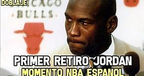 EL PRIMER RETIRO DE MICHAEL JORDAN (1993) | Momento NBA Español
