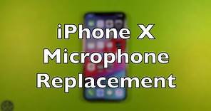 iPhone X Bottom Microphone Replacement How To Change