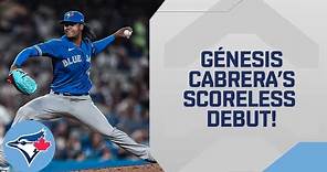 Génesis Cabrera's scoreless Blue Jays debut!