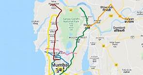 Mumbai Metro Map – All Lines/Routes with Station names