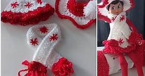 Crochet | Elf on the Shelf Dress and Accessories. Part 1
