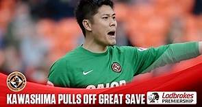 Japanese star Kawashima makes great saves!