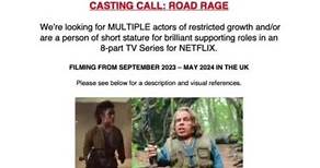 Casting call from the casting director of Wednesday for a new netflix series #castingcalls #uk #opencasting #casting #ukcastingcalls #disabled #audition #actor #howtostartacting #film #auditiontips #netflix #tvseries #dwarfism #littleperson