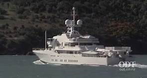 Super yacht visits Dunedin