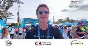 #AUSOPEN Giovanni Lapentti ECU en el Australian Open como coach (Entrevista)
