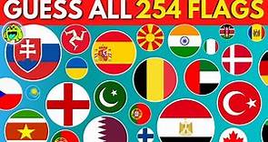 Guess ALL The 254 Flags In The World THE ULTIMATE FLAG QUIZ
