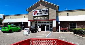 Shopping at Tractor Supply Company in Apopka, Florida