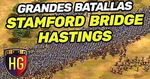 Batallas de STAMFORD BRIDGE y HASTINGS | Age of Empires 2