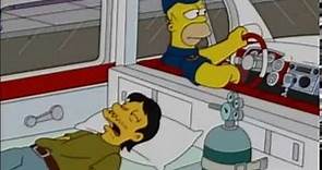 Los simpsons - Homero en ambulancia