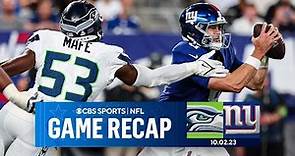 Seahawks SACK Daniel Jones 11 Times In ROUT Of Giants I FULL RECAP I CBS Sports