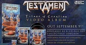 TESTAMENT - Titans Of Creation Video Album (OUT SEP. 9TH)