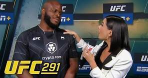 A relaxed Derrick Lewis recaps his thrilling win at UFC 291 | ESPN MMA