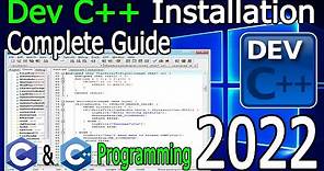 How to install DEV C++ on Windows 10/11 [ 2022 Update ] Dev C++ | Latest GCC Compiler for C, C++