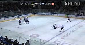 Gonchar fails, then scores his first KHL goal