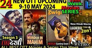 NEW OTT Release This Week 9-10 MAY-2024 l Undekhi3, Zwigato, Murder in Mahim Hindi ott release