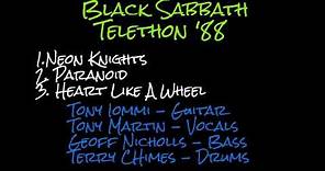 Black Sabbath Telethon '88 live set