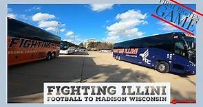Driving the Fighting Illini Football Team to Madison Wisconsin for the first BIG TEN game