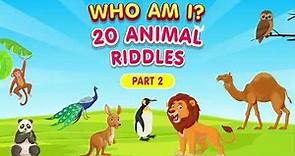 Animal Riddles for Kids PART 3 | 20 Fun Riddles with Answers