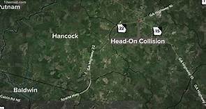 1 dead, 1 critically injured in Hancock County, Georgia head-on collision