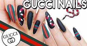 DIY - EASY GUCCI NAIL ART