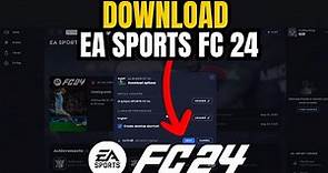 How to Download EA Sports FC 24 (PRE-LOAD) on PC - Install FC 24 with Early Access #fc24