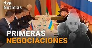 RUSIA y UCRANIA SEGUIRÁN NEGOCIANDO tras su encuentro en BIELORRUSIA | RTVE Noticias