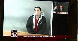 Larry Nassar's wife files for divorce