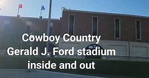 Cowboy Country Gerald J. Ford stadium (SMU) inside and out