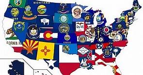 ALL 50 U.S. STATES! State Flags, Names, And Geography, LEARN AMERICAN GEOGRAPHY
