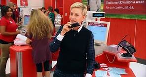 Ellen Goes Holiday Shopping at Target