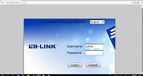 LB-LINK : Set 192.168.1.1 password | NETVN