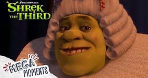 Shrek's New Look 👑 | Shrek the Third | Movie Moments | Mega Moments