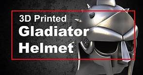 3D Printed Gladiator Helmet