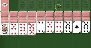 How to Play Spider Solitaire 2 Suits - In 90 Seconds