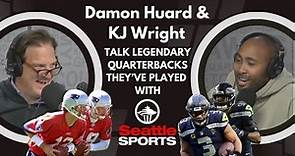 Damon Huard and KJ Wright exchange stories on legendary QBs they've played with in their careers