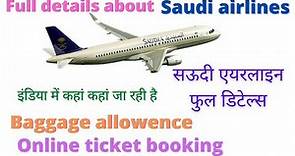 saudi airlines online ticket booking