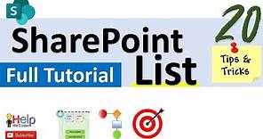 Microsoft Sharepoint Lists - Complete Beginner Tutorial