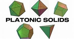 The Five PLATONIC SOLIDS [MathBites] {#1}