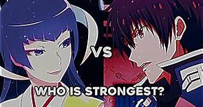 Who is strongest? Featherine VS Anos, Hajun (full scale comparison)