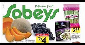 Sobeys weekly Flyer February 15 to 21, 2018